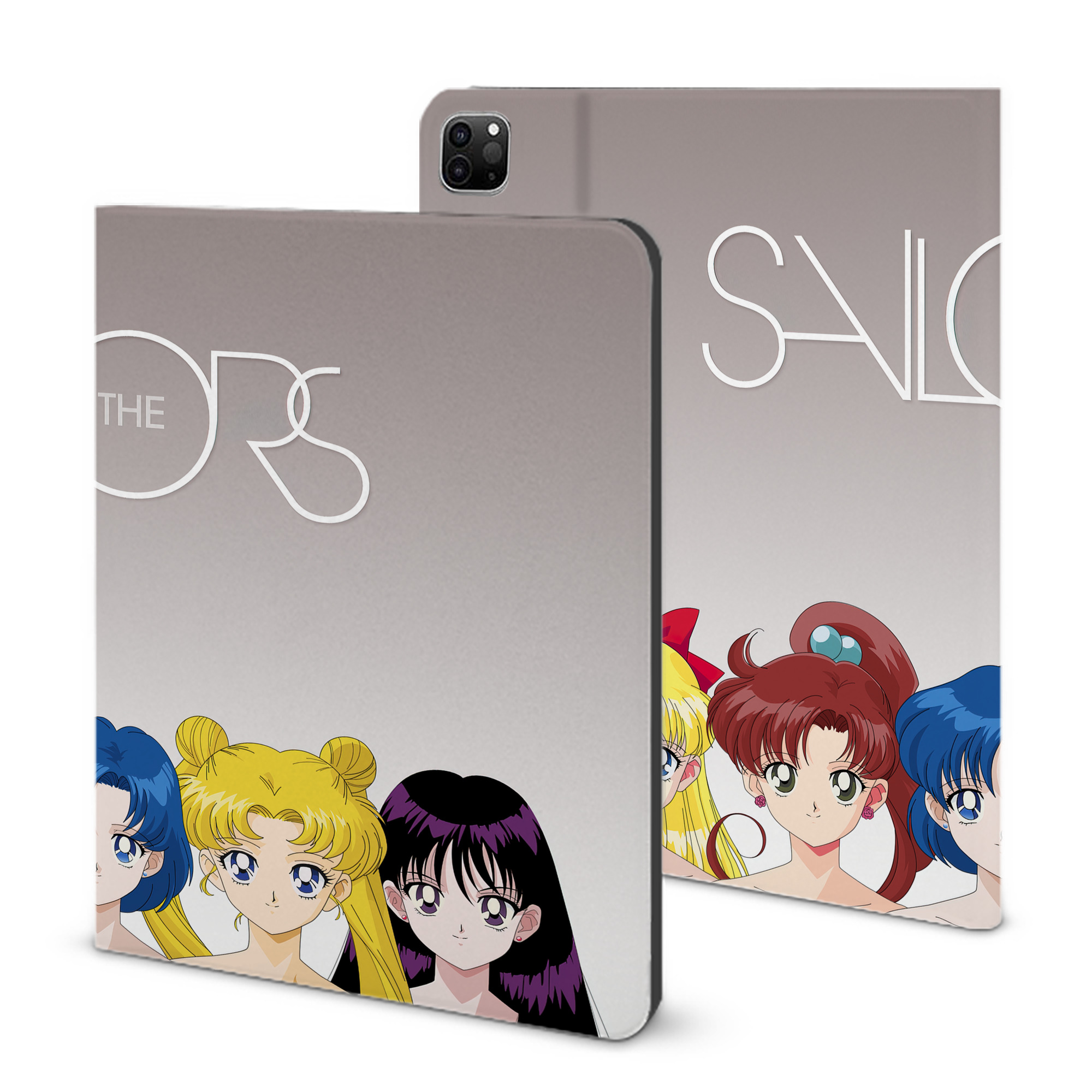 （画像用） 美少女戦士セーラームーン Sailor Moon IPad ケース ブック型 PUレザー TPU 耐衝撃 軽量 薄型 ペン収納なし 全面保護 IPad 各モデル対応